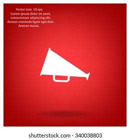 loudspeaker icon . Vector Eps 10