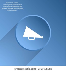 loudspeaker icon . Vector Eps 10