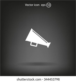 loudspeaker icon . Vector Eps 10