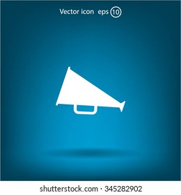 loudspeaker icon . Vector Eps 10