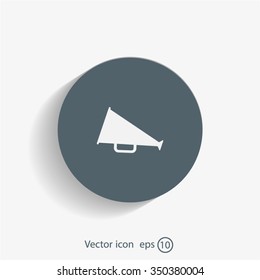 loudspeaker icon . Vector Eps 10