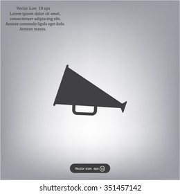 loudspeaker icon . Vector Eps 10