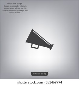 loudspeaker icon . Vector Eps 10