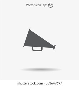 loudspeaker icon . Vector Eps 10