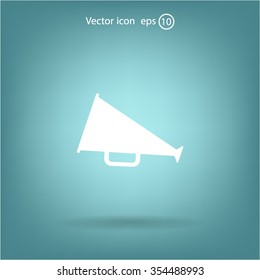 loudspeaker icon. Vector Eps 10