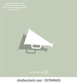 loudspeaker icon . Vector Eps 10