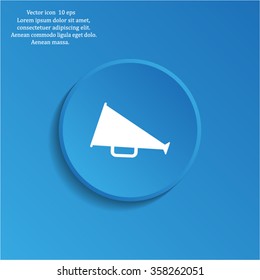 loudspeaker icon . Vector Eps 10