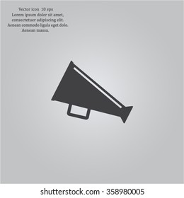 loudspeaker icon . Vector Eps 10