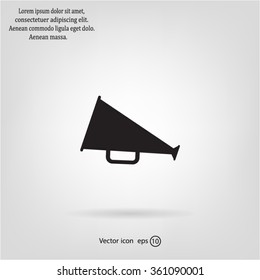 loudspeaker icon . Vector Eps 10