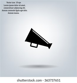 loudspeaker icon . Vector Eps 10