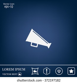loudspeaker icon . Vector Eps 10