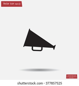 loudspeaker icon . Vector Eps 10