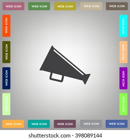 loudspeaker icon . Vector Eps 10
