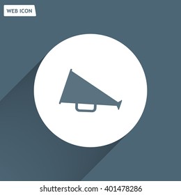 loudspeaker icon . Vector Eps 10