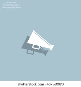 loudspeaker icon . Vector Eps 10