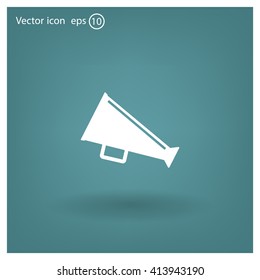 loudspeaker icon . Vector Eps 10