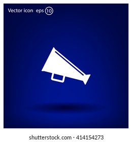 loudspeaker icon . Vector Eps 10