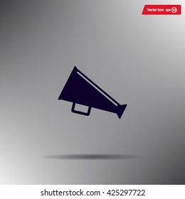 loudspeaker icon . Vector Eps 10
