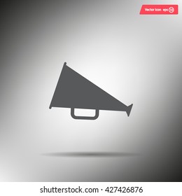 loudspeaker icon . Vector Eps 10