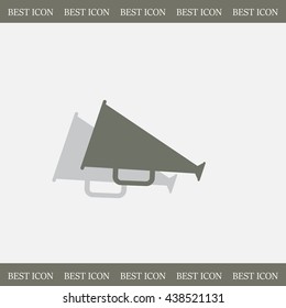 loudspeaker icon . Vector Eps 10