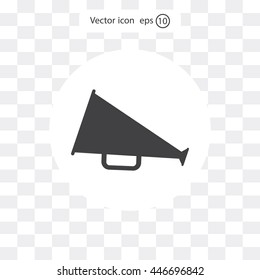 loudspeaker icon . Vector Eps 10