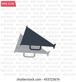 loudspeaker icon . Vector Eps 10