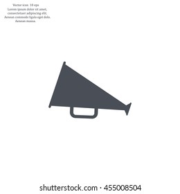 loudspeaker icon . Vector Eps 10