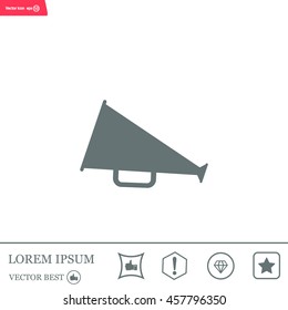 loudspeaker icon . Vector Eps 10