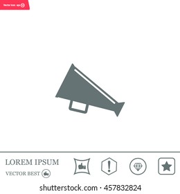 loudspeaker icon . Vector Eps 10