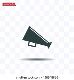 loudspeaker icon . Vector Eps 10