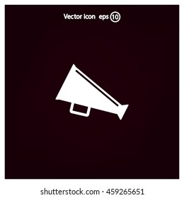 loudspeaker icon . Vector Eps 10