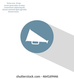 loudspeaker icon . Vector Eps 10