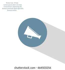 loudspeaker icon . Vector Eps 10