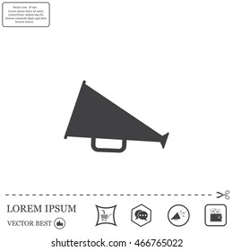 loudspeaker icon . Vector Eps 10