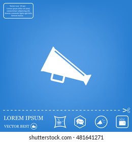loudspeaker icon . Vector Eps 10