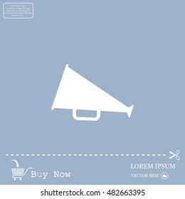 loudspeaker icon . Vector Eps 10