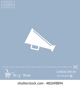 loudspeaker icon . Vector Eps 10
