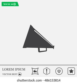 loudspeaker icon . Vector Eps 10