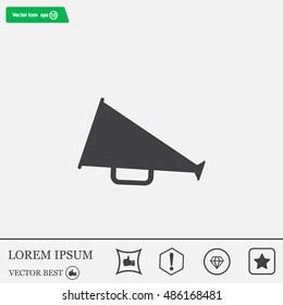 loudspeaker icon . Vector Eps 10