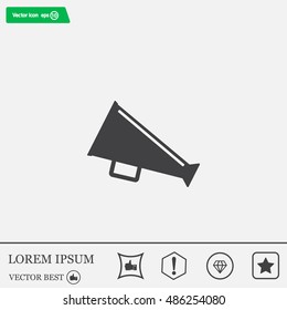 loudspeaker icon . Vector Eps 10