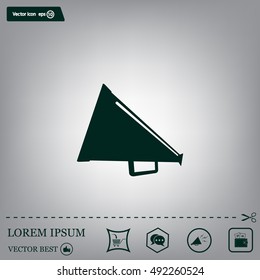 loudspeaker icon . Vector Eps 10