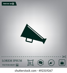 loudspeaker icon . Vector Eps 10