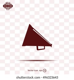 loudspeaker icon . Vector Eps 10