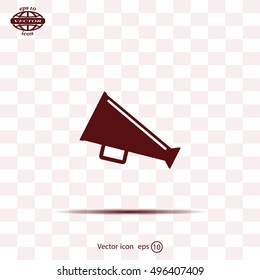 loudspeaker icon . Vector Eps 10