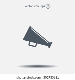 loudspeaker icon . Vector Eps 10