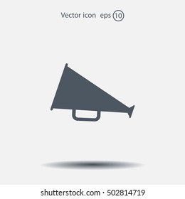 loudspeaker icon . Vector Eps 10