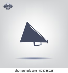 loudspeaker icon . Vector Eps 10