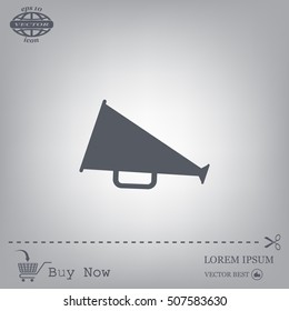 loudspeaker icon . Vector Eps 10