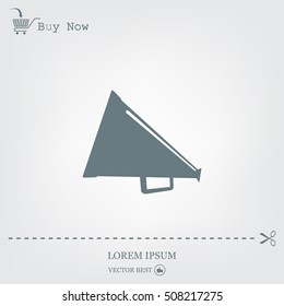 loudspeaker icon . Vector Eps 10