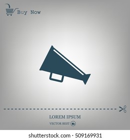 loudspeaker icon . Vector Eps 10